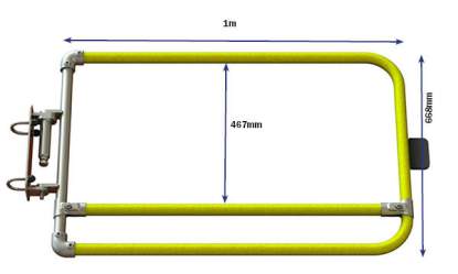Samozamykajaca Sie Bramka Bezpieczenstwa Wymiary 415 249 65