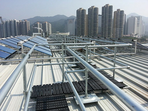 Walkways with Nylon Thread